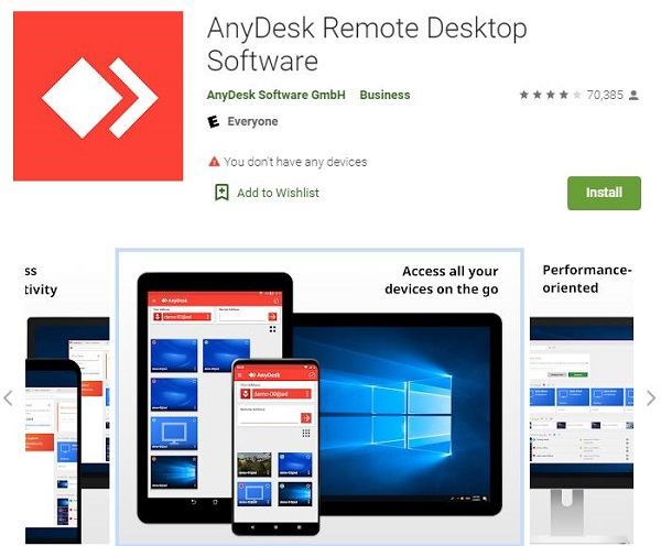 control mobile from pc