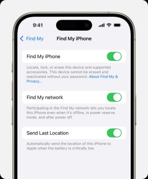 find my iphone kapatma