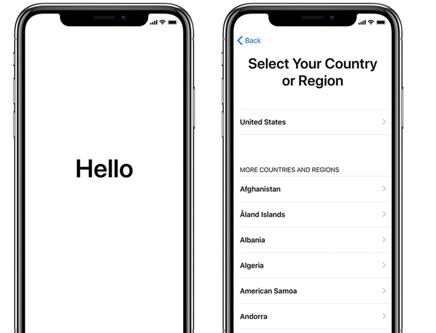 select region