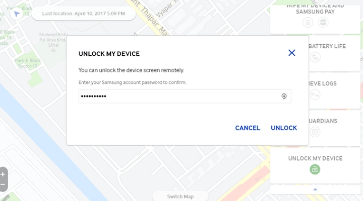unlock my Samsung device