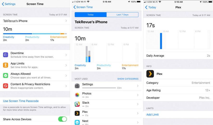 set app limit to fix screentime limit not working